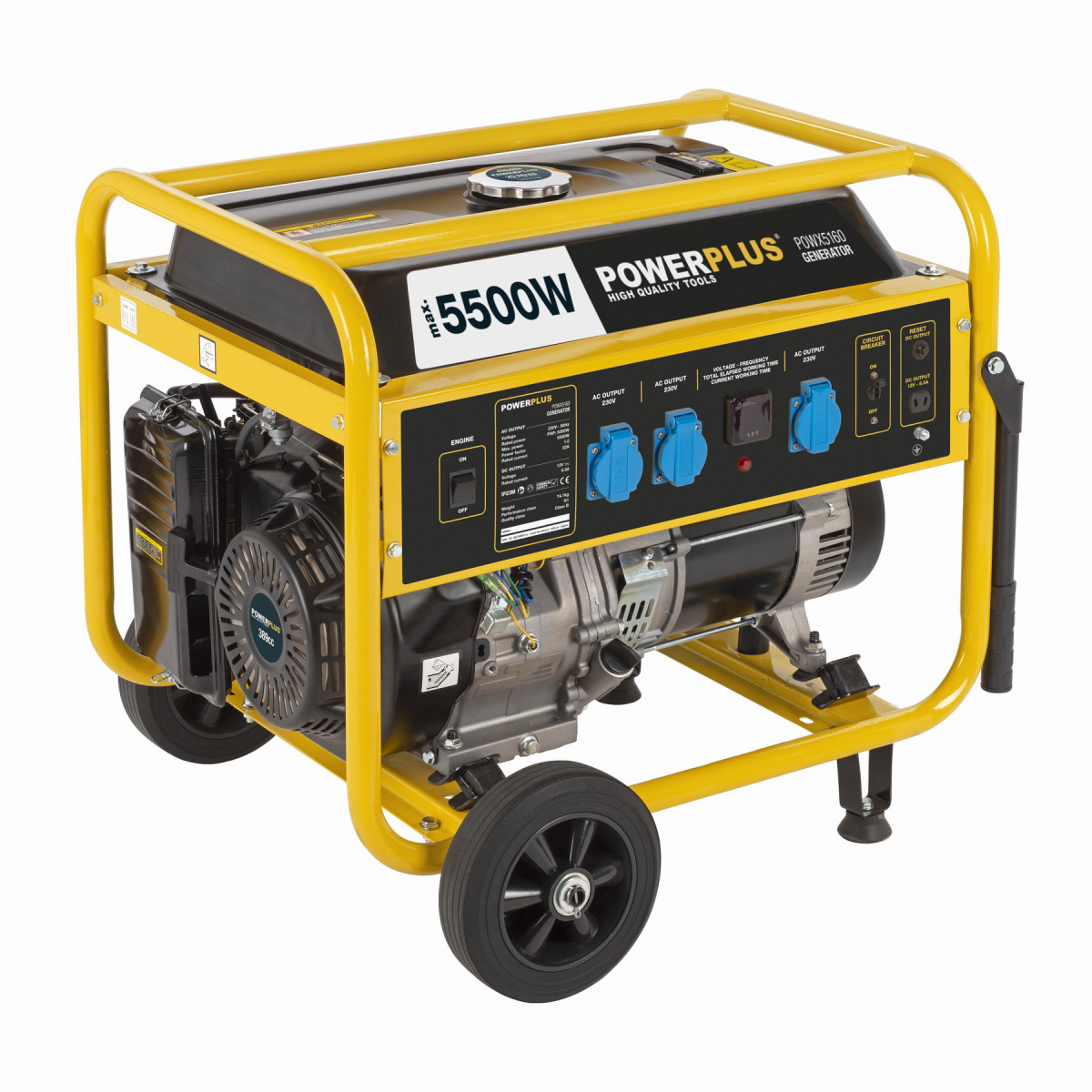 PowerPlus POWX5160 Elektrocentrála 5500W