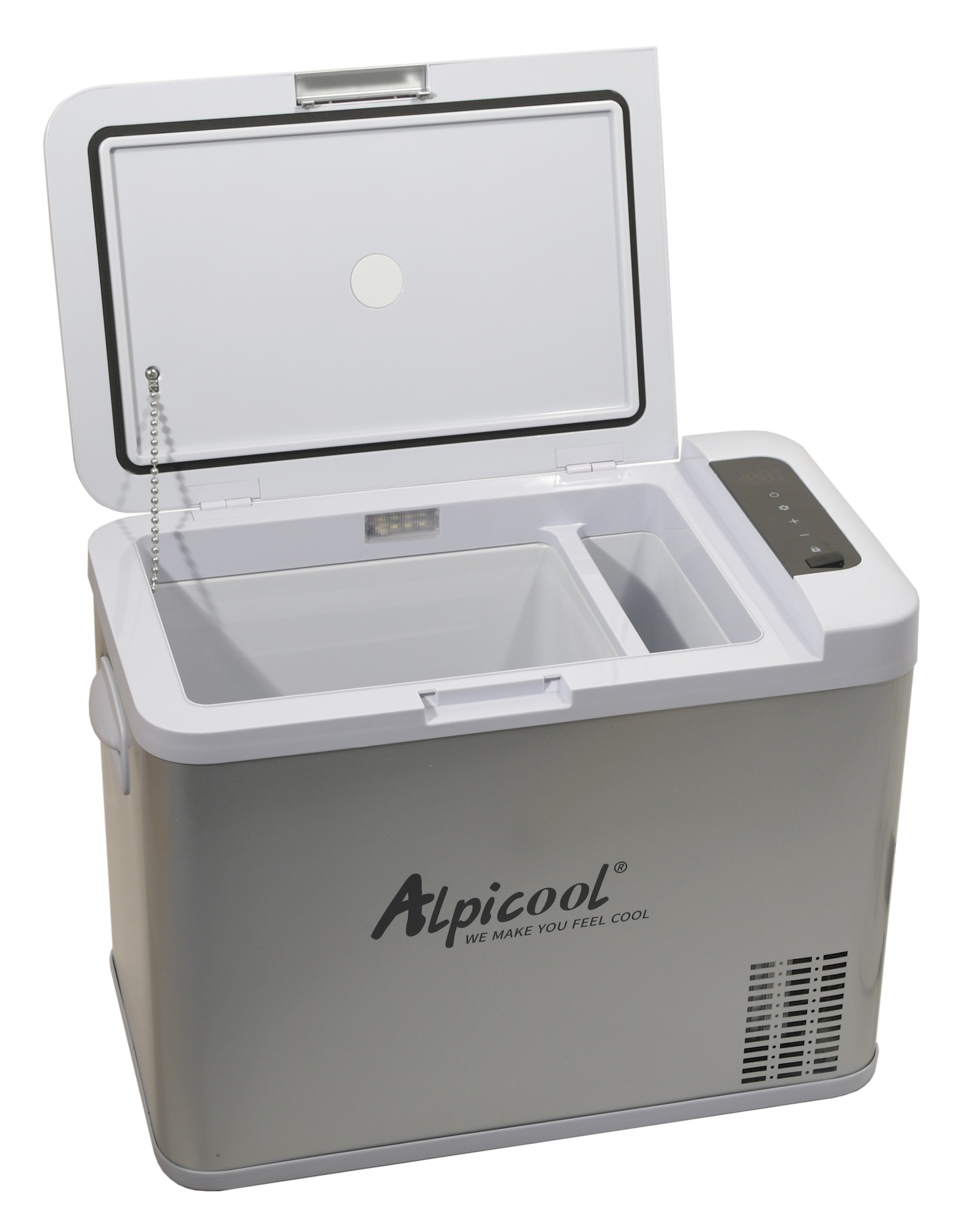 COMPASS 07082 Chladící box SILVER FROST kompresor 35l 230/24/12V -20°C APP