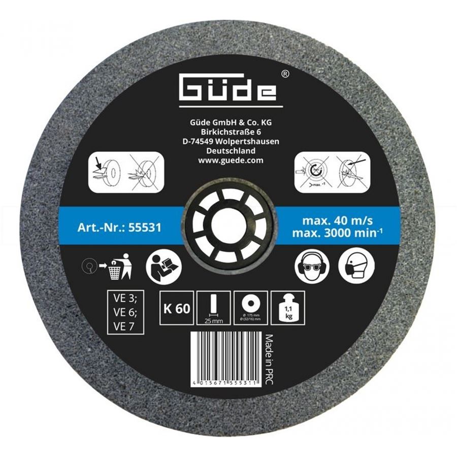 Güde 55531 Brusný kotouč 175 mm/K60