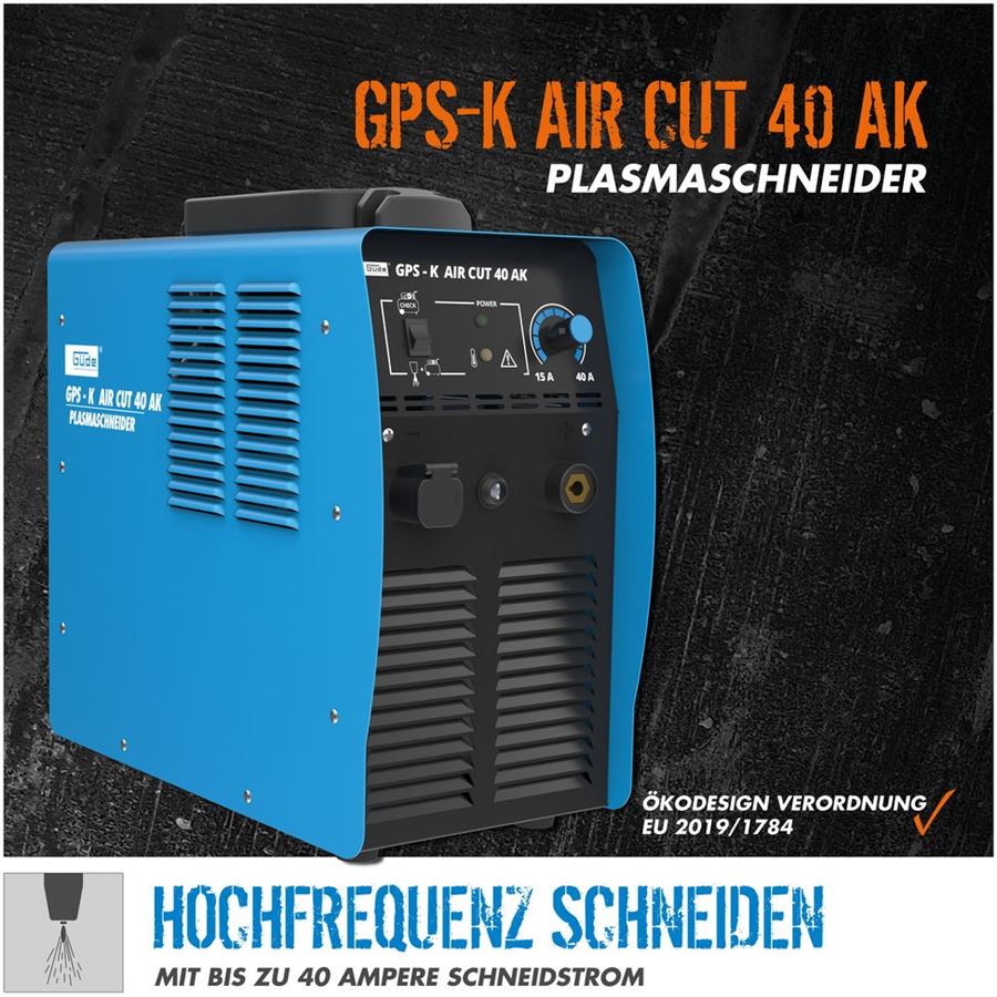 GÜDE GPS-K AIR CUT 40 AK PLAZMOVÁ ŘEZAČKA - 20095