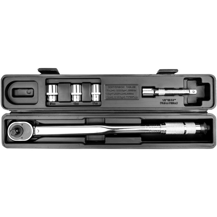 Güde 39010 momentový klíč 1/2", 40-210 Nm + sada nástavce 4ks