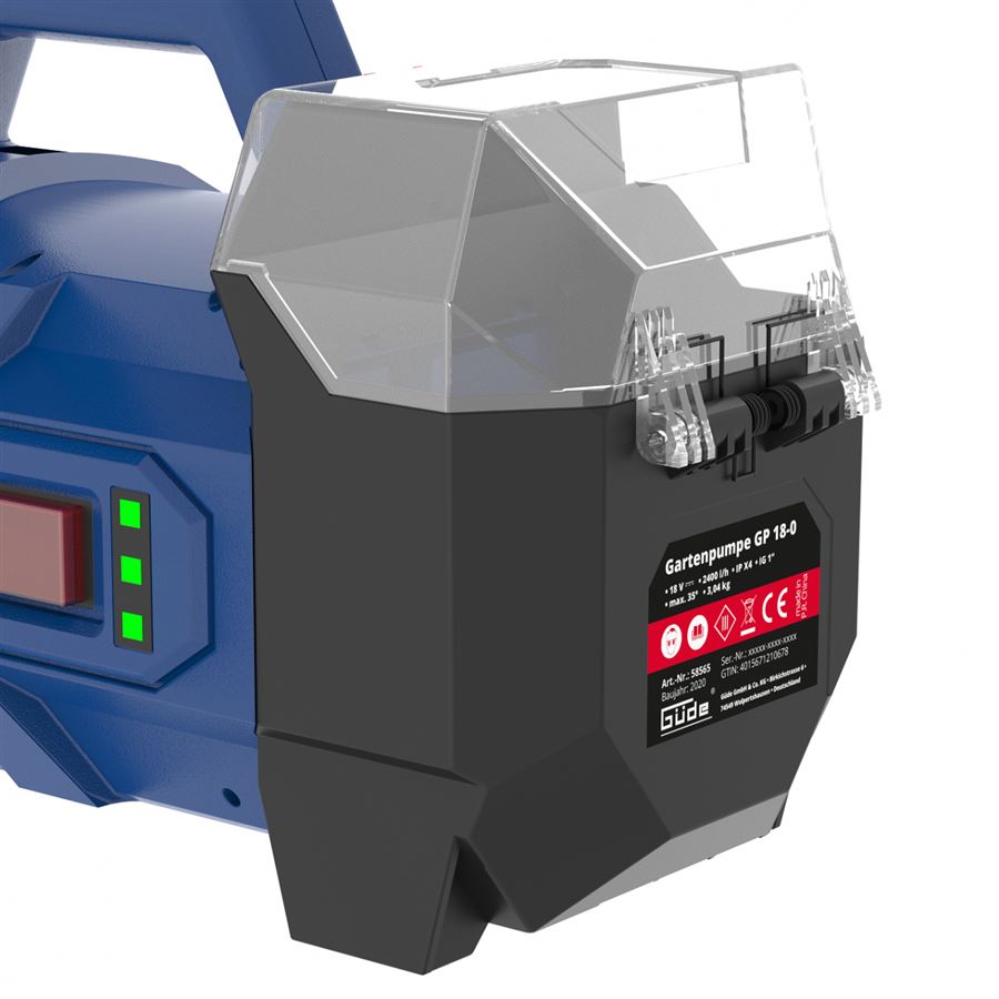 Güde GP 18-401-30 Akumulátorové zahradní čerpadlo 18V / 4,0Ah - 58564