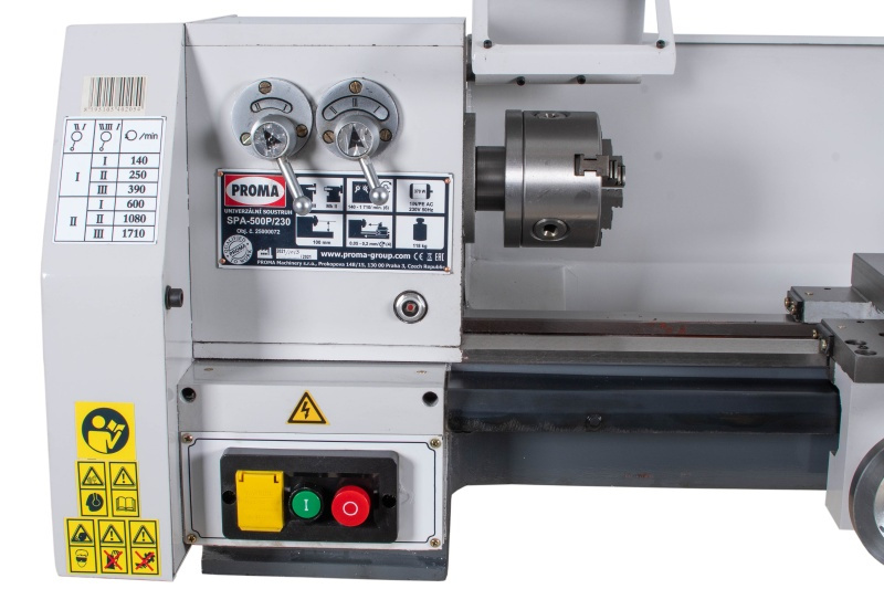 PROMA SPA-500P/230 soustruh na kov