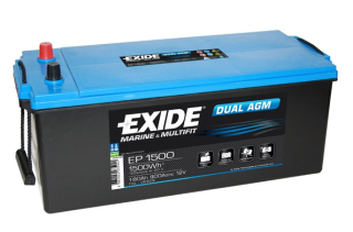 EXIDE Dual AGM 12V 240Ah EP2100 trakční baterie