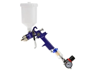 GEKO G03151 Stříkací pistole HVLP 1,4 mm s regulátorem a odlučovačem vody