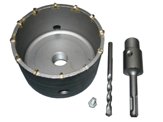 Magg 27100100 příklepová vrtací korunka 100mm SDS+ se stopkou 110mm