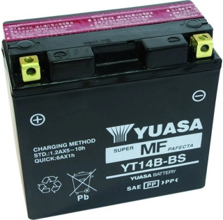 YUASA YT14B-BS 12V 12Ah 210A motobaterie - originální