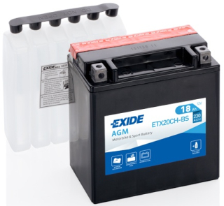 EXIDE YTX20CH-BS 12V 18Ah 230A Maintenance Free motobaterie