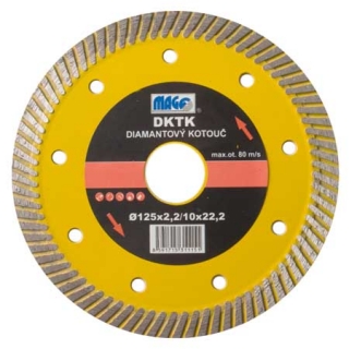 Magg DKTK125 Diamantový kotouč TURBO SPEED 125x22,2mm