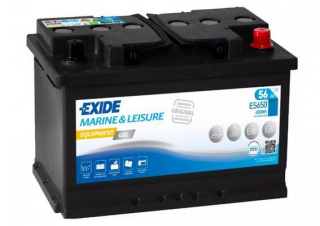EXIDE EQUIPMENT GEL 12V 56Ah ES650 trakční baterie