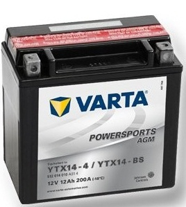 Varta YTX14-BS, 512014 12V 12Ah motobaterie