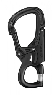PETZL EASHOOK OPEN karabina ČERNÁ