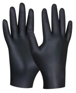 GEBOL BLACK NITRIL nitrilové rukavice 80 ks - velikost L
