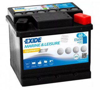 EXIDE EQUIPMENT GEL 12V 40Ah ES450 trakční baterie