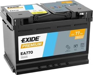 EXIDE Premium 12V 77Ah 760A, EA770 autobaterie