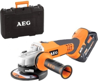 AEG BEWS 18-125X LI-402C Aku úhlová bruska 125mm 4,0Ah / 18V