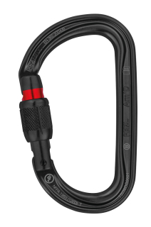 PETZL AMD SCREW LOCK karabina se šroubovací pojistkou ČERNÁ