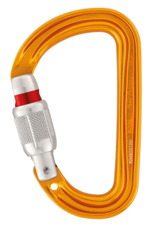 PETZL SMD SCREW LOCK karabina se šroubovací pojistkou ČERNÁ