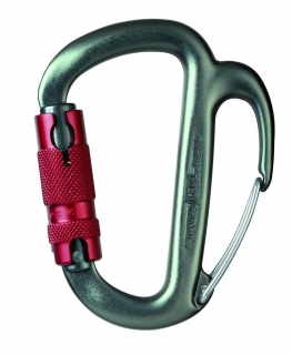 PETZL FREINO TWIST LOCK karabina pro slaňování s pojistkou zámku