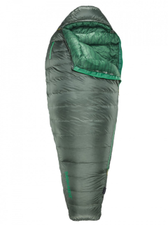 Therm-a-Rest QUESTAR 0°C Balsam Long péřový spacák šedozelený