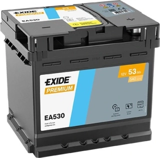 EXIDE Premium 12V 53Ah 540A EA530