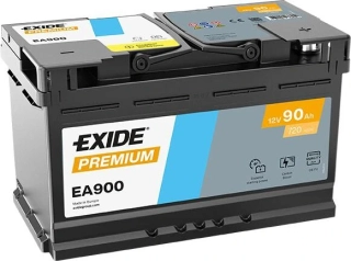EXIDE Premium 12V 90Ah 720A EA900 autobaterie