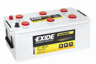 EXIDE EQUIPMENT 12V 230 Ah ET1600 trakční baterie
