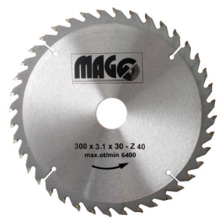 Magg 9330040 Pilový kotouč 300x3,1x30mm/40 zubů - střídavě šikmé