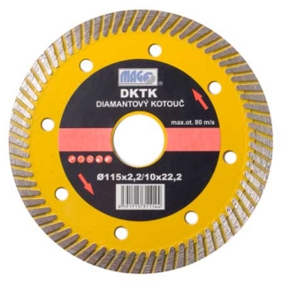 Magg DKTK115 Diamantový kotouč TURBO SPEED 115x22,2mm