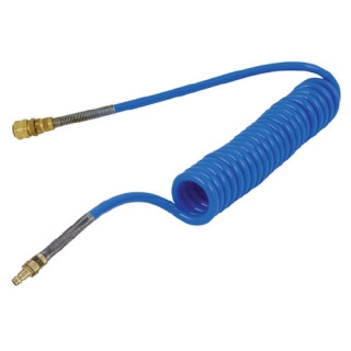 Hadice spirálová PU 12/8mm 15m s koncovkami - PUBM81215ES