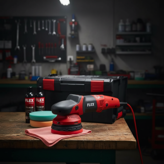 FLEX XCE 10-8 125 P-Set Excentrická leštička