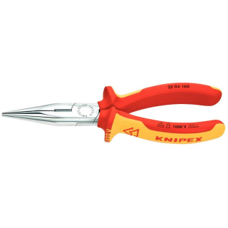 KNIPEX 2506160 kleště s půlkulatými čelistmi 160 mm, potah PVC do 1000V