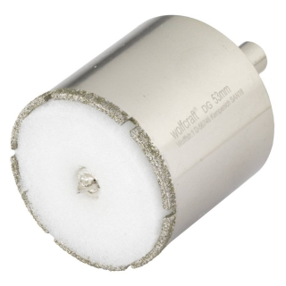 WOLFCRAFT 5929000 Korunka vrtací diamant "Ceramic" s vodním chlazením 53mm