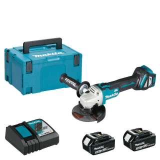 MAKITA DGA511RTJ Aku úhlová bruska 125mm / 2x 5,0Ah