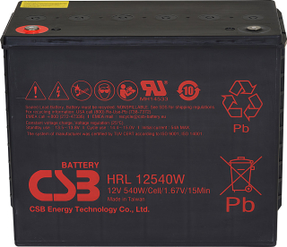 CSB HRL12540W FR (12V/134Ah) záložní akumulátor
