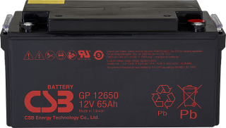 CSB GP12650 I (12V/65Ah) záložní akumulátor