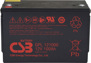 CSB GPL121000 (12V/100Ah) záložní akumulátor