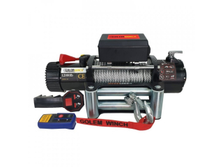 Golemtech Golemwinch 12000 12V, 5,4 t Elektrický naviják, pro větší offroad, odtah