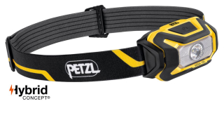 PETZL ARIA 1R nabíjecí čelová svítilna černožlutá