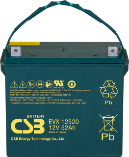CSB EVX12520 (12V/52Ah) záložní akumulátor