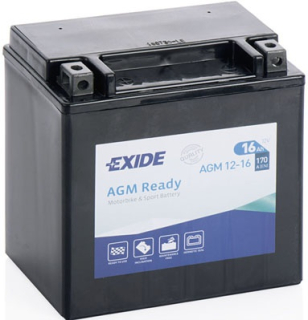 EXIDE AGM12-16 12V 16Ah 170A motobaterie