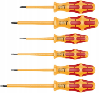 WERA 051575 šroubováky Comfort VDE - sada, izolované, žlutočervené (6 ks)