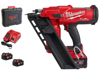 MILWAUKEE M18 FFNS-502C Aku hřebíkovačka na kotevní hřebíky se samostatným nástřelem 18V/5,0Ah - 4933478302