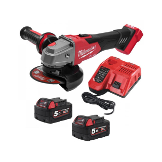 MILWAUKEE M18 FSAG125XB-502X Aku úhlová bruska 18V / 5,0Ah - 4933478430