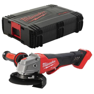 MILWAUKEE M18 FSAGV125XPDB-0X Aku Úhlová bruska s posuvným spínačem, brzdou a regulací otáček 125 mm, 18V (bez aku) - 4933478437