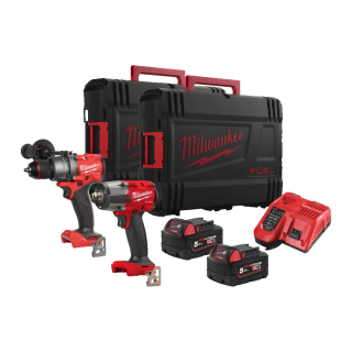 MILWAUKEE M18 FPP2F3-502X set aku nářadí M18 FPD3 + M18 FMTIW2F12 + 2x 5,0Ah - 4933492518