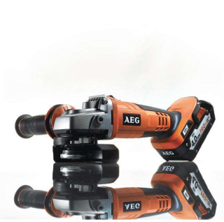 AEG BEWS 18-125XLI-402C Aku úhlová bruska 125mm, 2x 4,0Ah