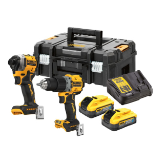 DEWALT DCK2050H2T AKU POWERSTACK kombo sada aku nářadí DCD805 + DCF850 18V + 2x5,0Ah