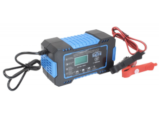 SATRA S-MORAY6A Nabíječka autobaterií s LCD, 12 V, 6A, 4-100 Ah