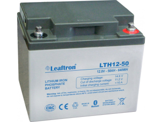 Leaftron LTH12-50 Lithium (12V/50Ah) záložní, bezúdržbový, lithiový, akumulátor